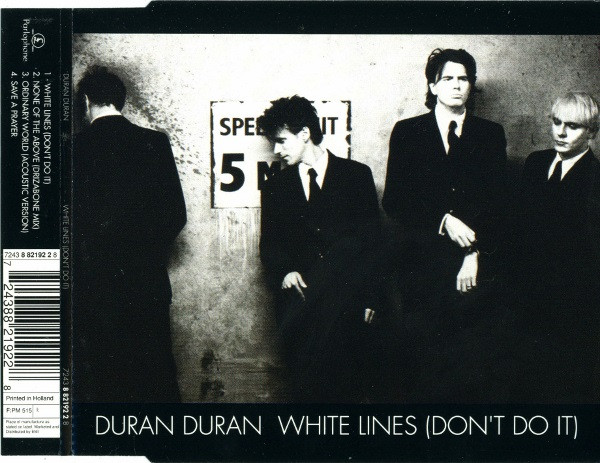Duran Duran – White Lines (Don't Do It) (1995, CD1, CD) - Discogs