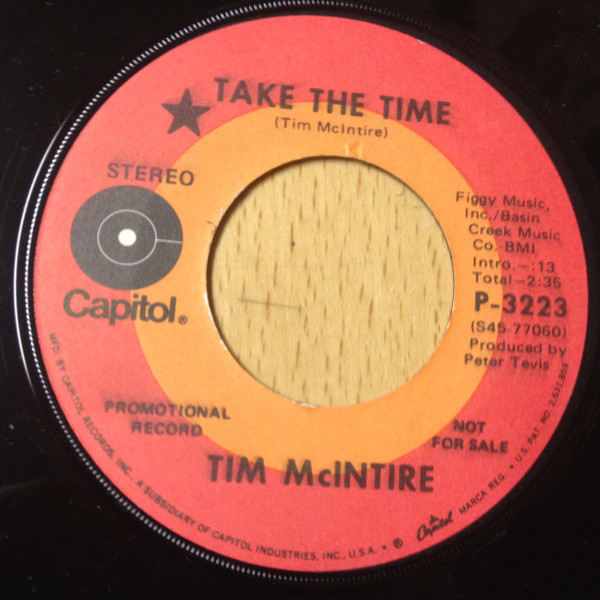 télécharger l'album Tim McIntire - Take The Time Just A Closer Walk With Thee