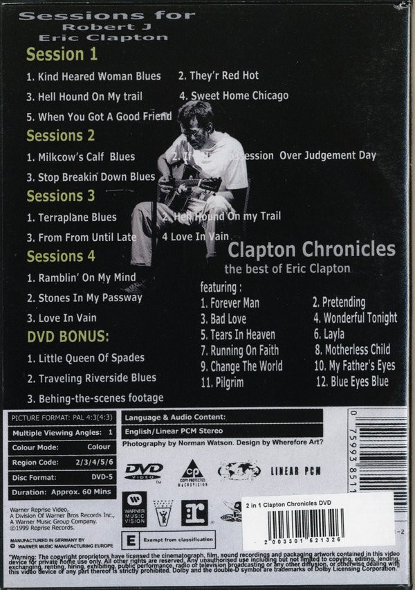 Album herunterladen Eric Clapton - Clapton Chronicles The Best Of Eric Clapton Sessions For Robert J