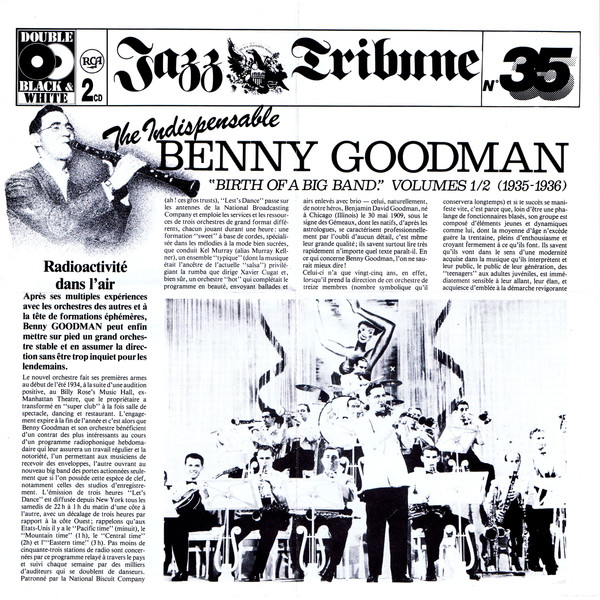 ladda ner album Benny Goodman - The Indispensable Benny Goodman Birth Of A Big Band Vol 12 1935 1936