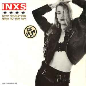 INXS - New Sensation / Guns In The Sky album cover
