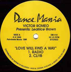 Love Will Find A Way - Victor Romeo Presents Leatrice Brown