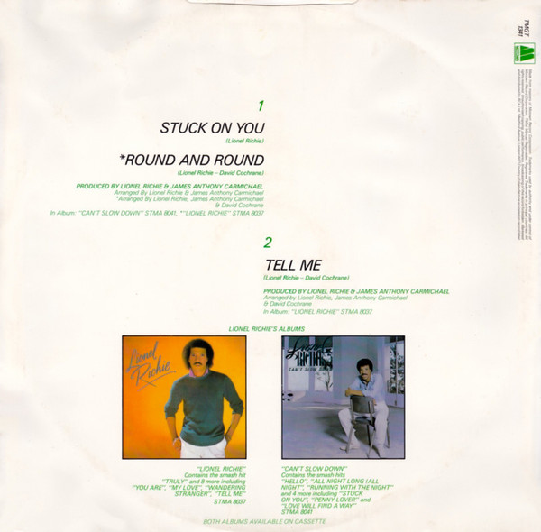 Stuck On You - Lionel Richie - VAGALUME