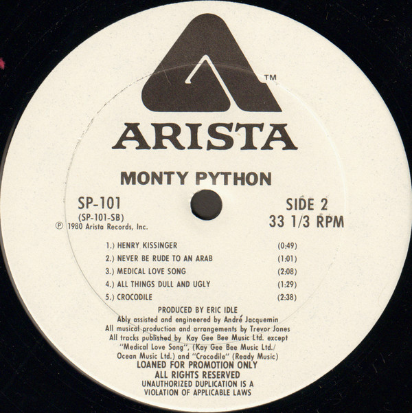 télécharger l'album Monty Python - Monty Pythons Contractual Obligation Sampler