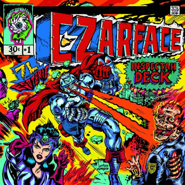 The album cover for Czarface Inspectah Deck + 7L & Esoteric = CZARFACE