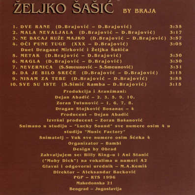 Album herunterladen Željko Šašić By Braja - Željko Šašić By Braja