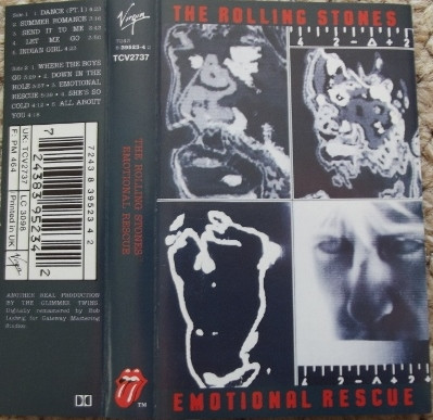 The Rolling Stones – Emotional Rescue (1980, Cassette) - Discogs