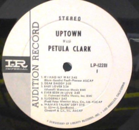 télécharger l'album Petula Clark - Uptown With Petula Clark