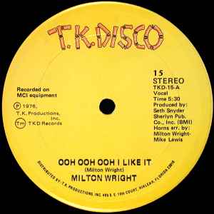 Milton Wright - Ooh Ooh Ooh I Like It / Brothers And Sisters album cover