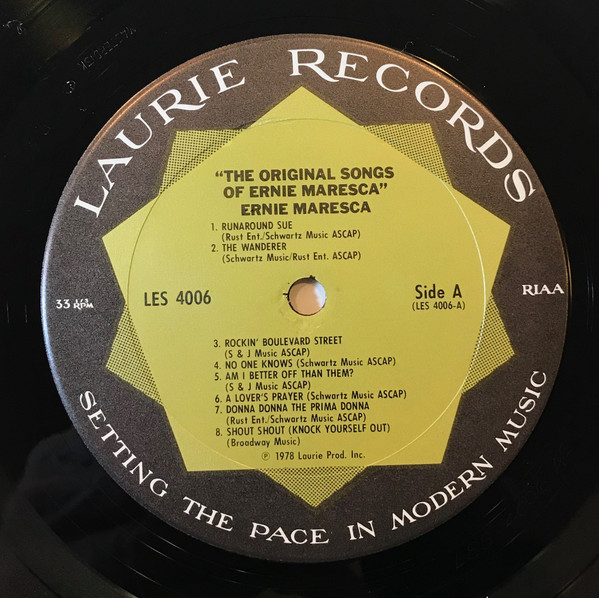télécharger l'album Ernie Maresca - The Original Songs Of Ernie Maresca