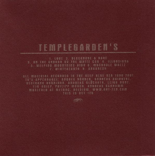 last ned album Templegarden's - Done Rooms