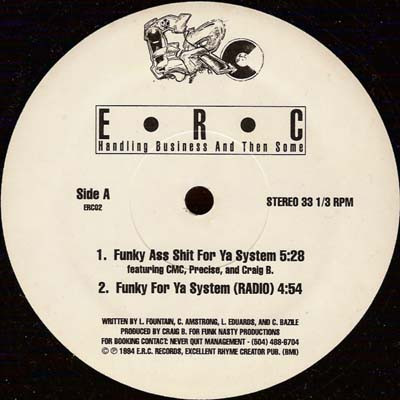 E.R.C. – Funky Ass Shit For Ya System (1994, Vinyl) - Discogs