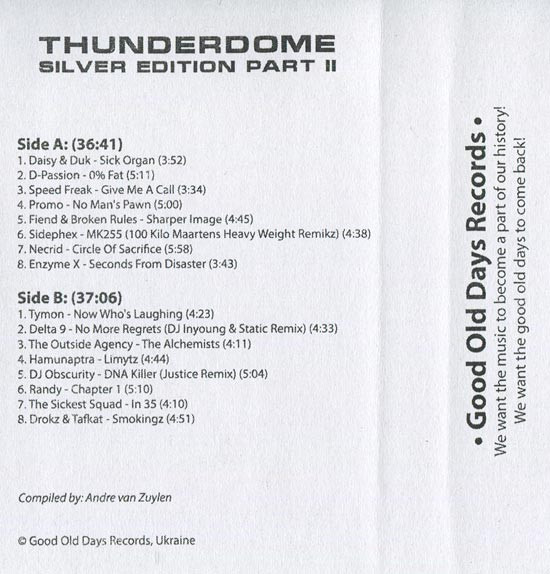 lataa albumi Various - Thunderdome Silver II