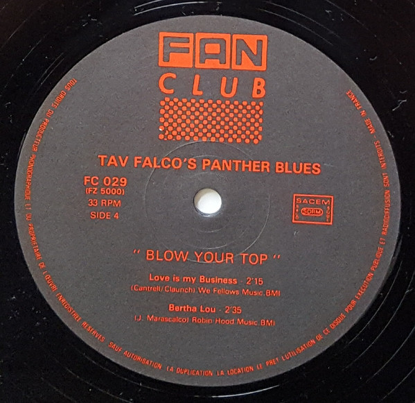 télécharger l'album Tav Falco's Panther Burns - Blow Your Top