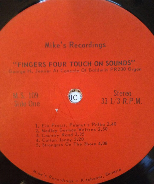 ladda ner album George H Jenner - Fingers Four Touch On Sounds