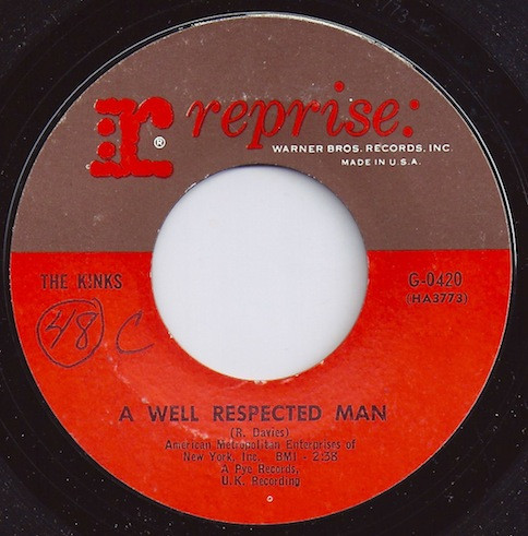 ザ・キンクス – リスペクテッド・マン = A Well Respected Man (1966 