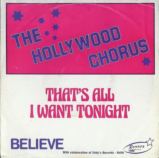 descargar álbum The Hollywood Chorus - Thats All I Want Tonight