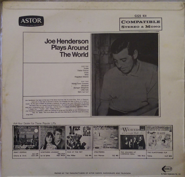 lataa albumi Joe Henderson - Plays Around The World