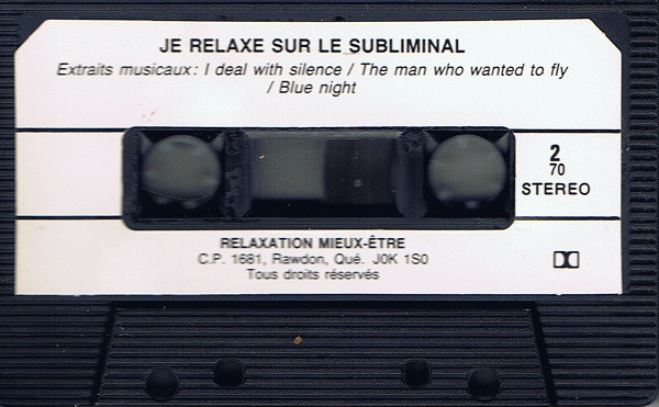 ladda ner album Unknow artist - Je Relax Sur Le Subliminal