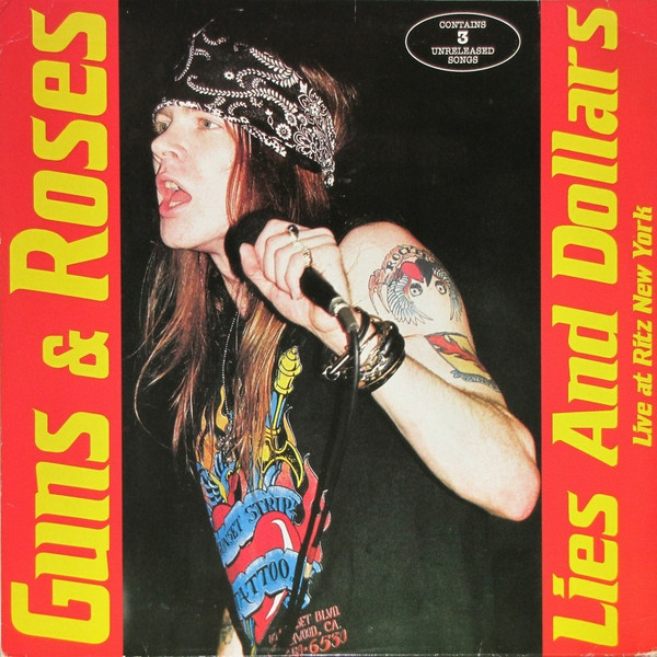 VINILO GUNS N' ROSES / LIVE IN NEW YORK 1988 1LP
