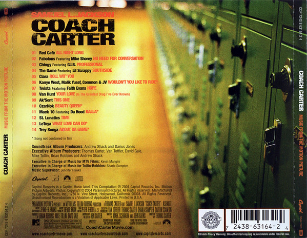Coach Carter (Music From The Motion Picture) (2005, CD) - Discogs