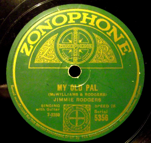 Jimmie Rodgers - My Old Pal / Daddy And Home | Releases | Discogs