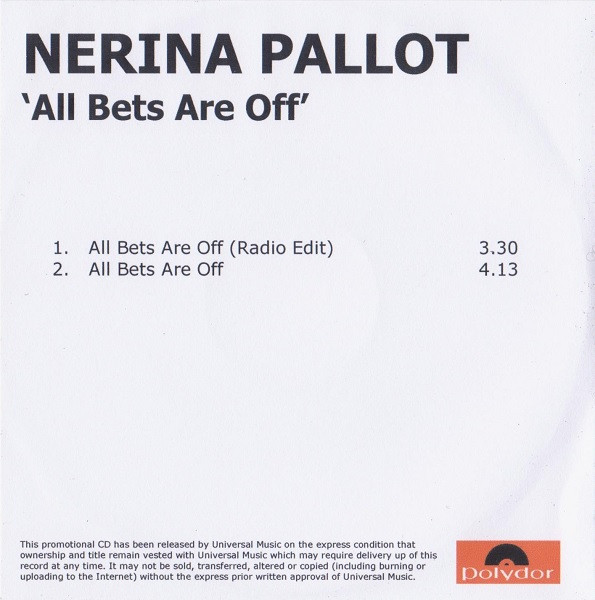 télécharger l'album Nerina Pallot - All Bets Are Off