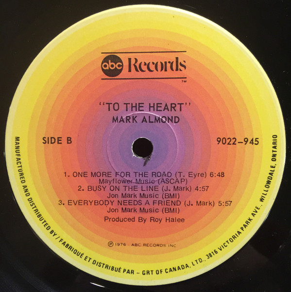 Mark-Almond - To The Heart | ABC Records (9022-945) - 4