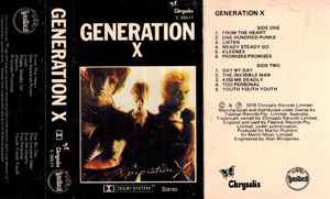 Generation X – Generation X (1978, Cassette) - Discogs