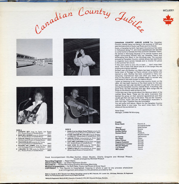 Album herunterladen Various - Canadian Country Jubilee First Edition