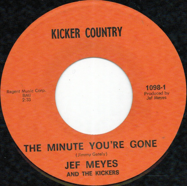 last ned album Jef Meyes And The Kickers - The Minute Youre Gone