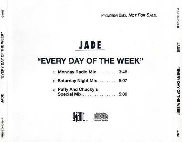 Jade - Every Day Of The Week | Releases | Discogs