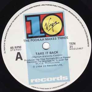 The Pookah Makes 3 – Take It Back (1984, Vinyl) - Discogs