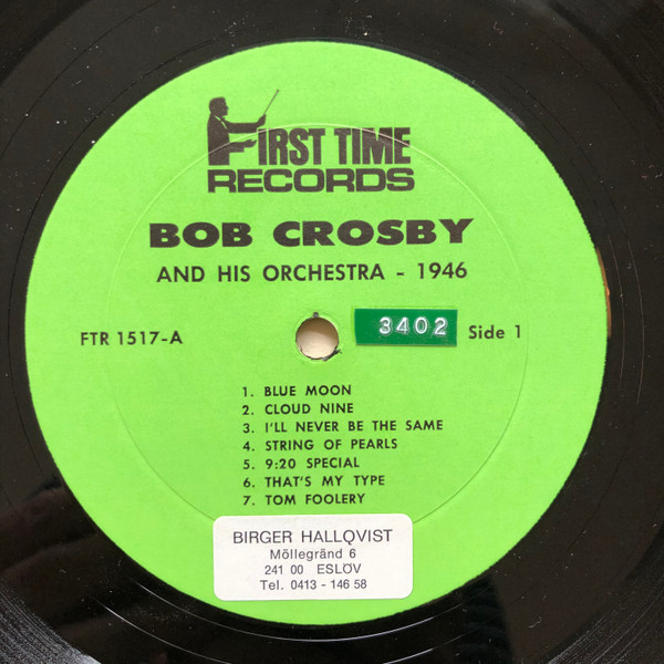 descargar álbum Bob Crosby And His Orchestra - Instrumentals Never Before On Record