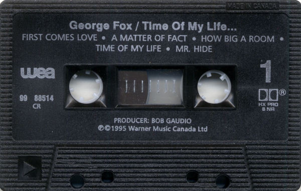lataa albumi George Fox - Time Of My Life