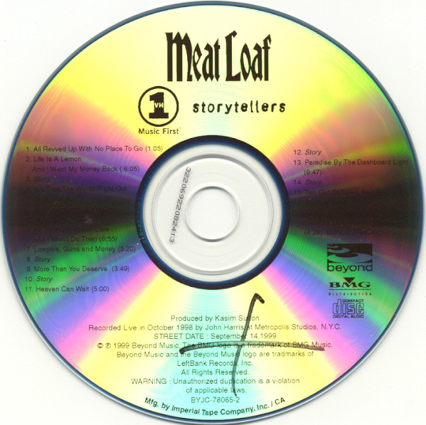 Meat Loaf – VH1 Storytellers (1999