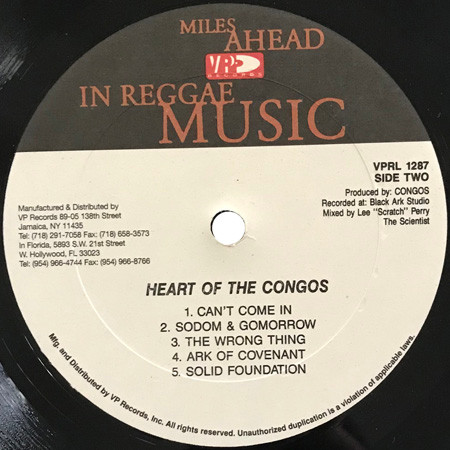 Album herunterladen The Congos, Cedric Myton Roy Johnson - Heart Of The Congos