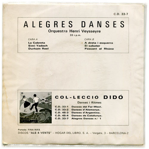Album herunterladen Download Orquestra Henri Veysseyre - Alegres Danses Nº 1 album