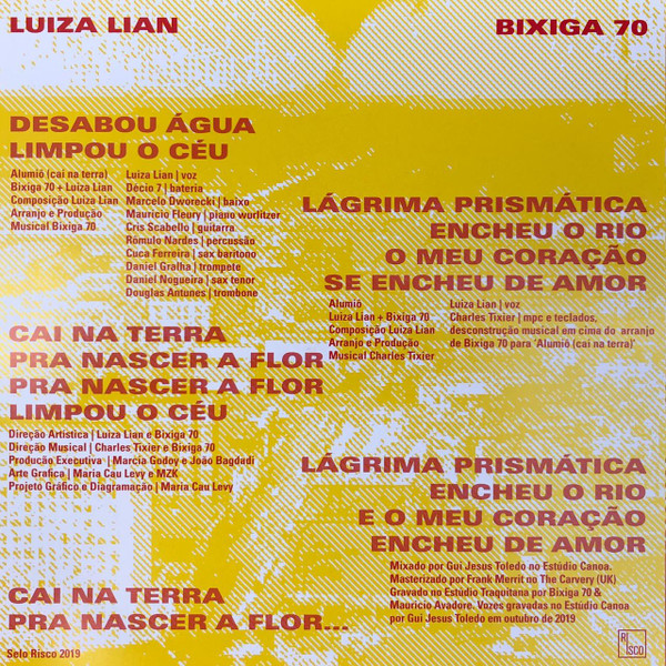 descargar álbum Luiza Lian, Bixiga 70 - Alumiô Cai Na Terra