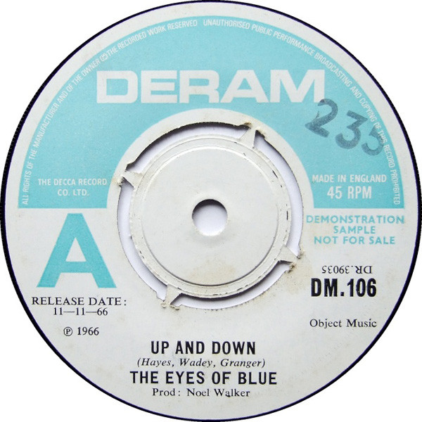 The Eyes Of Blue – Up And Down (1966, Vinyl) - Discogs