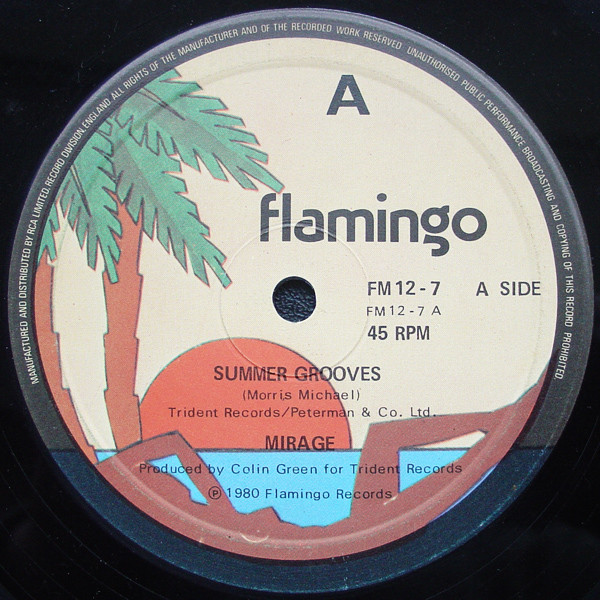 Mirage – Summer Grooves (1980, Vinyl) - Discogs