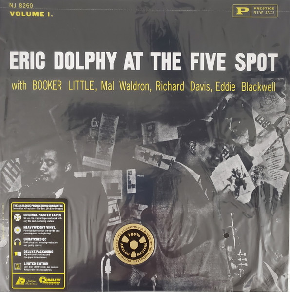 Eric Dolphy – At The Five Spot Volume 1. (2023, 180g, Vinyl) - Discogs