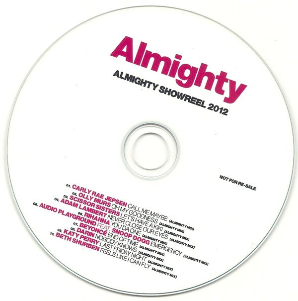 last ned album Various - Almighty Showreel 2012 Edits