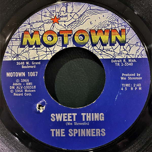 The Spinners – Sweet Thing (1964, ARP pressing, Vinyl) - Discogs