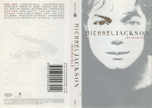 Michael Jackson – Invincible (2001, Cassette) - Discogs