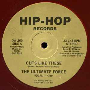 The Ultimate Force – Cuts Like These (1986, Transparent Red, Vinyl