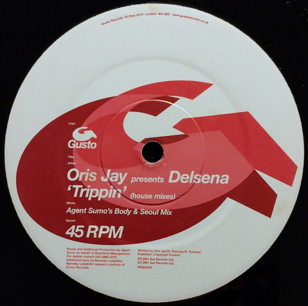 Oris Jay Presents Delsena Trippin House Mixes 2002 Vinyl