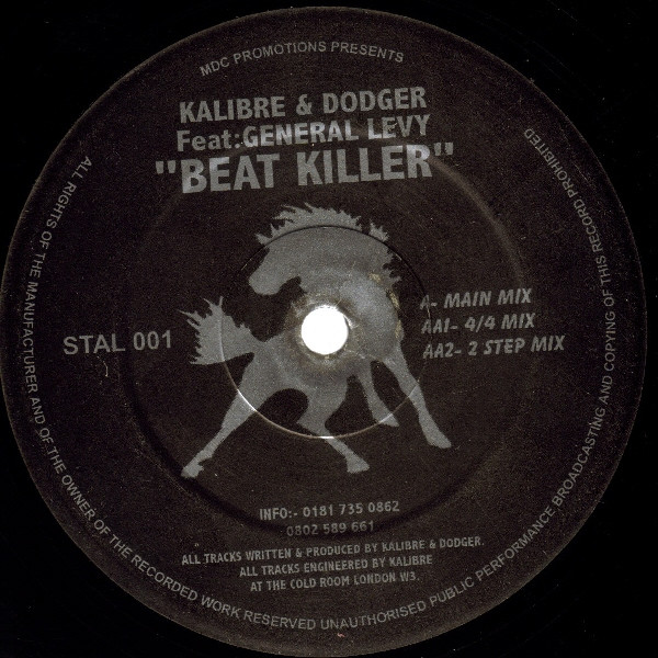 télécharger l'album Kalibre & Dodger Feat General Levy - Beat Killer