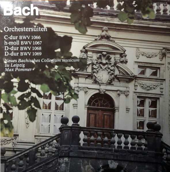 Bach Bach Ouverture si Mineur BWV1067 Helmut Koch Blanc Turquoise Eterna 1st Press LP 
