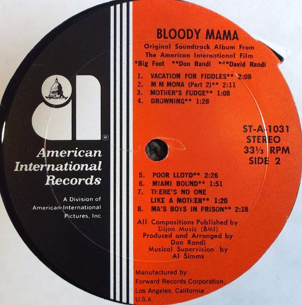 descargar álbum Don Randi - Bloody Mama